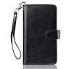 FYY Samsung Galaxy NOTE 3 - Etui book case ze smyczką i miejscem na 9 kart (black)